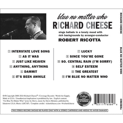 Richard Cheese "Blue No Matter Who" CD