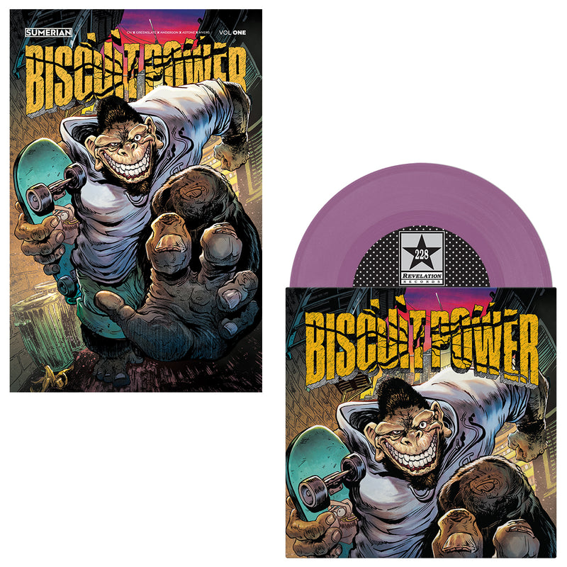 Gorilla Biscuits "Biscuit Power" - Softcover Book+7"