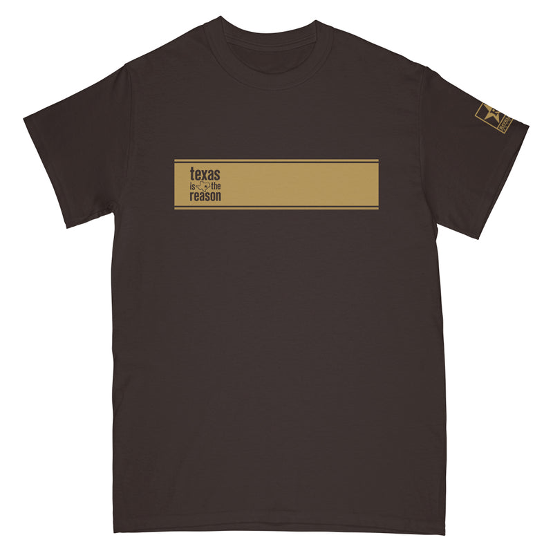 Texas Is The Reason "Original Stripe (Dark Chocolate)" - T-Shirt