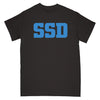 SSD "Logo (Black With Blue)" - T-Shirt