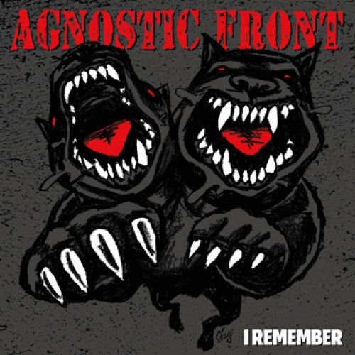 B9R266-1 Agnostic Front "I Remember" 7" Album Artwork