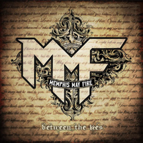 BT009-2 Memphis May Fire "Between The Lies" CD Album Artwork