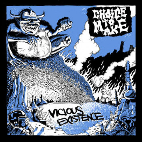 FLSP48-1 Choice To Make "Vicious Existence" 7" Album Artwork