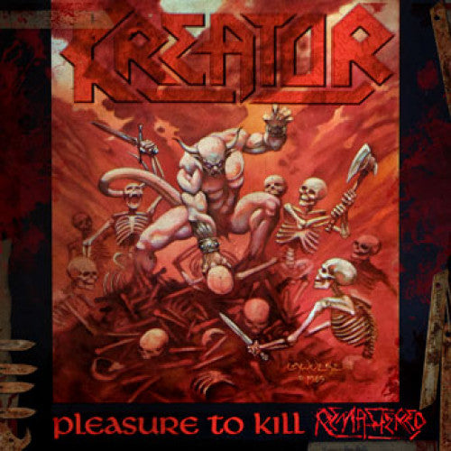 NOIS6830-1 Kreator "Pleasure To Kill" 2XLP Album Artwork